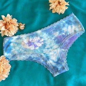 Blue and Purple Tie-Dye Panty